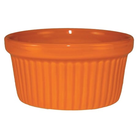 Fluted Ramekin, 8 oz Cap., Orange, PK36 MPN:RAMF-10-O