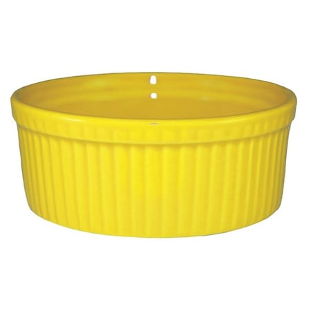 Fluted Ramekin, 8 oz Cap., Yellow, PK36 MPN:RAMF-10-Y