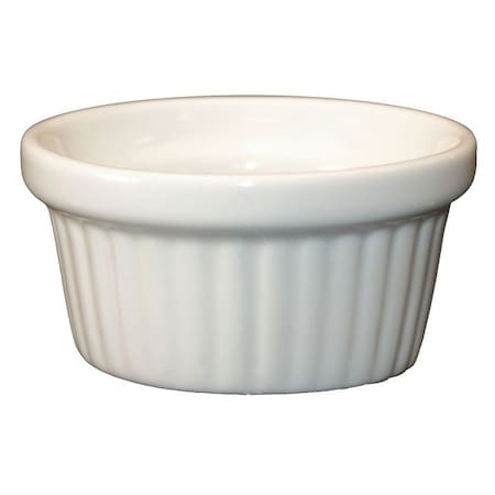 Fluted Ramekin, 2 Oz, American White, PK36 MPN:RAMF-2-AW