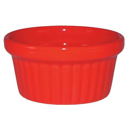 Fluted Ramekin, 2 oz Cap., Red, PK36 MPN:RAMF-2-CR
