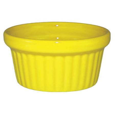 Fluted Ramekin, 2 oz Cap., Yellow, PK36 MPN:RAMF-2-Y