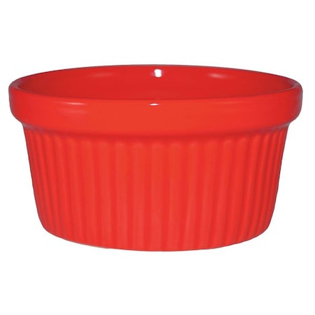 Fluted Ramekin, 3 oz Cap., Red, PK36 MPN:RAMF-3-CR