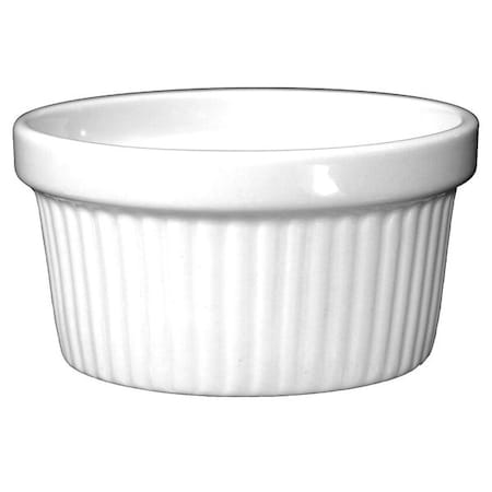 Fluted Ramekin, 4 Oz, European White, PK36 MPN:RAMF-4-EW