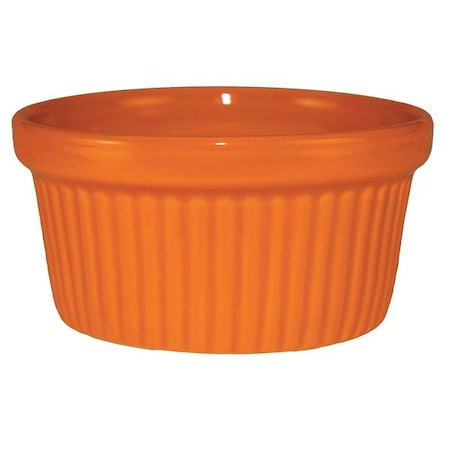 Fluted Ramekin, 4 oz Cap., Orange, PK36 MPN:RAMF-4-O