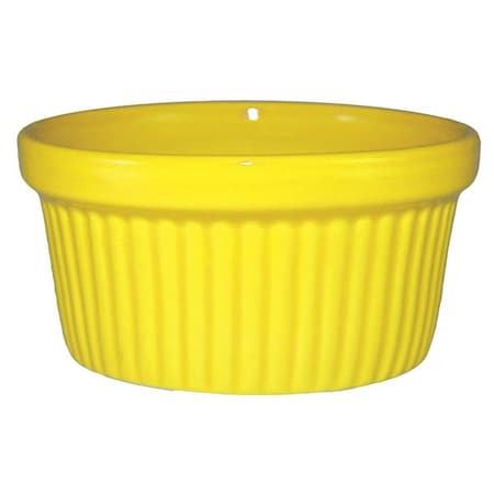 Fluted Ramekin, 4 oz Cap., Yellow, PK36 MPN:RAMF-4-Y