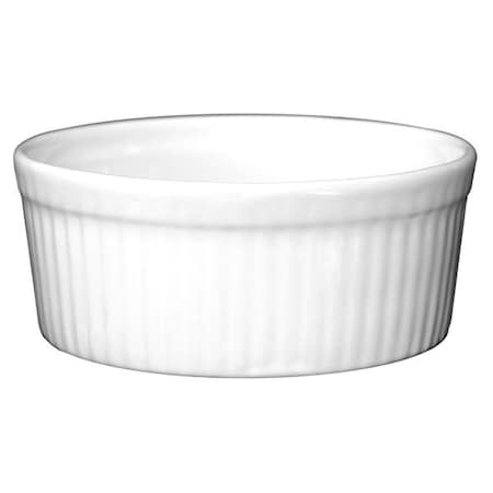 Fluted Ramekin, 6 Oz, European White, PK36 MPN:RAMF-8-EW