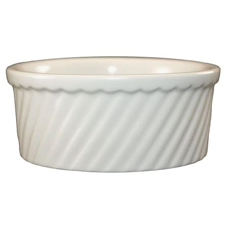 Souffle Swirl Dish, 8-1/2 Oz, Am Wht, PK12 MPN:SOFS-8-AW
