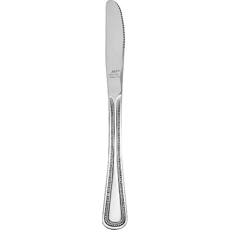 Dinner Knife, 8 7/8 in L, Silver, PK12 MPN:BE-331