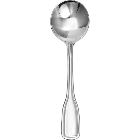 Bouillon Spoon, 6 1/4 in L, Silver, PK12 MPN:BK-113