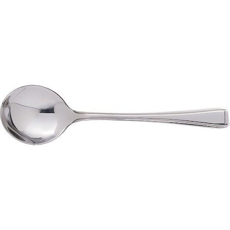 Bouillon Spoon, 6 3/4 in L, Silver, PK12 MPN:CL-113