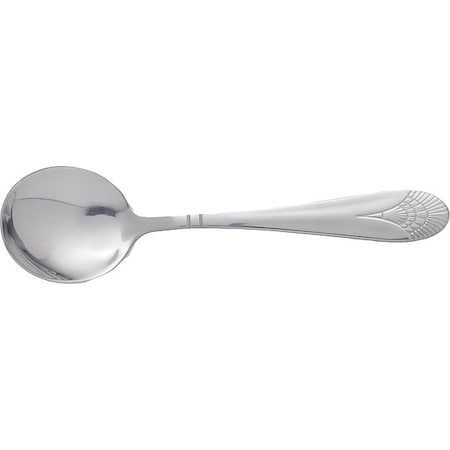 Bouillon Spoon, 6 1/8 in L, Silver, PK12 MPN:CS-113