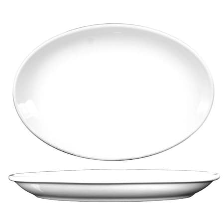 Platter, 10-1/4x8, European White, PK24 MPN:DO-12