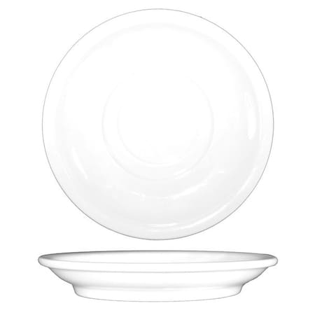 Saucer, 6 In. Dia., European White, PK36 MPN:DO-2