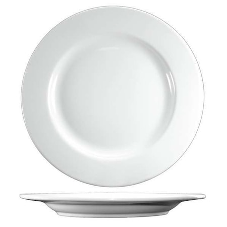 Round Plate, White, 11x11 In MPN:DO-211