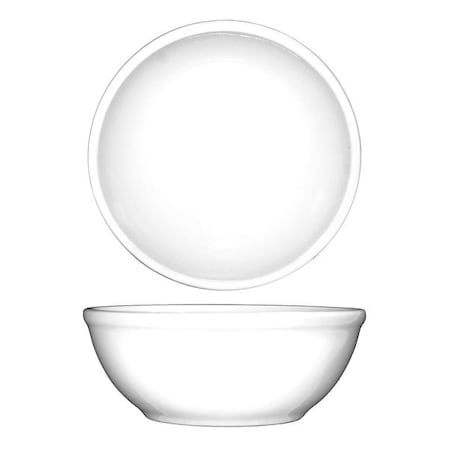 Nappie Bowl, 10 oz., Ceramic European White PK36 MPN:DO-24