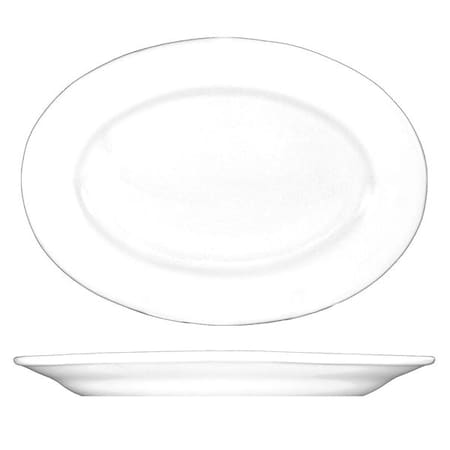 Platter, 7-1/8x4-5/8, European White, PK36 MPN:DO-80