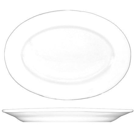 Platter, 11-1/2x8-1/4, European Wht, PK12 MPN:DO-83