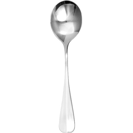 Bouillon Spoon, 6 1/2 in L, Silver, PK12 MPN:DU-113