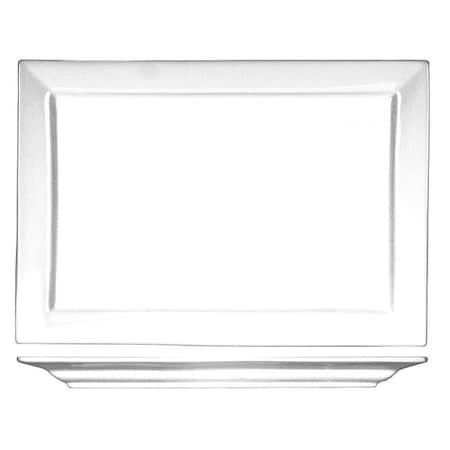 Platter, 12x7-7/8, Bright White, PK6 MPN:EL-26