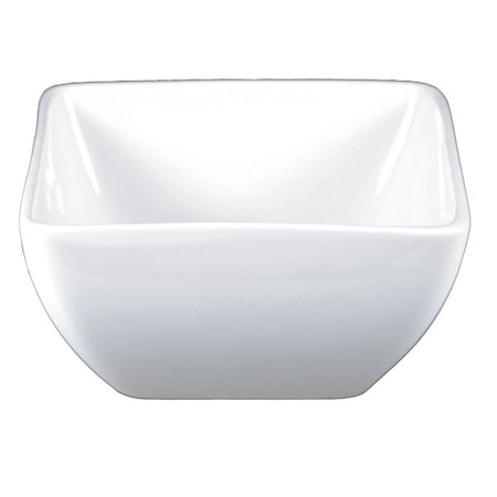 Square Bowl, 14-1/2 oz., Ceramic White PK36 MPN:FA-3