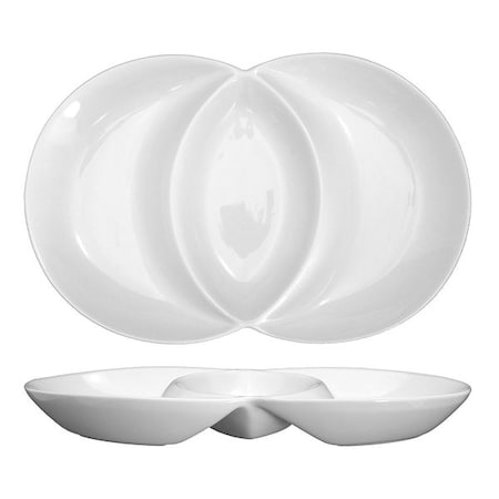 Unity Double Well Plate, 9-1/2Oz, Wht, PK12 MPN:FA2-14