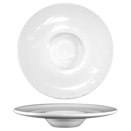 Wide Rim Bowl, 8 oz., Ceramic White PK12 MPN:FAW-1125