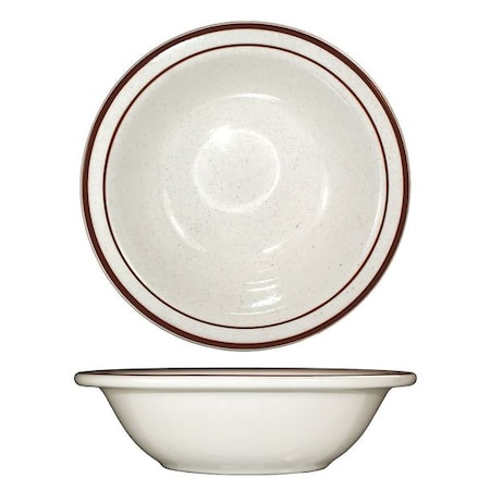 Grapefruit Bowl, 12 oz., Ceramic Brown Speckle PK36 MPN:GR-10