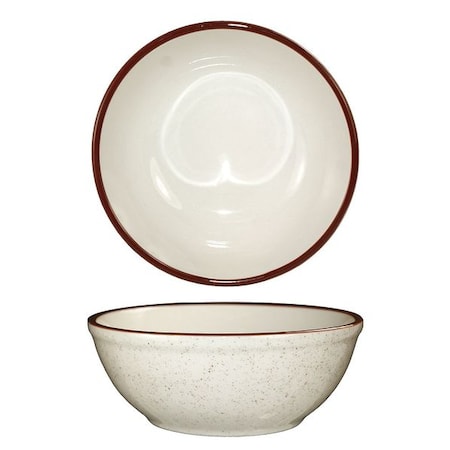 Nappie Bowl, 10 oz., Ceramic Brown Speckle PK36 MPN:GR-24