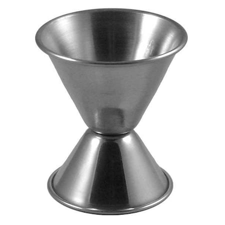Jigger, .75 and 1.25 oz. Stainless Steel PK12 MPN:IBS-II-A125