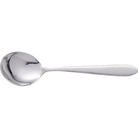 Bouillon Spoon, 6 3/4 in L, Silver, PK12 MPN:LU-113