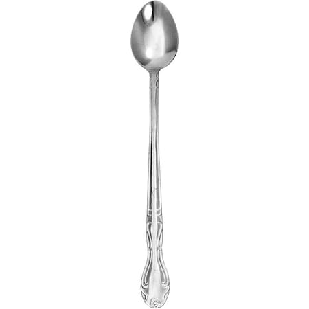 Ice Tea Spoon, 7 7/8 in L, Silver, PK12 MPN:ME-115/1