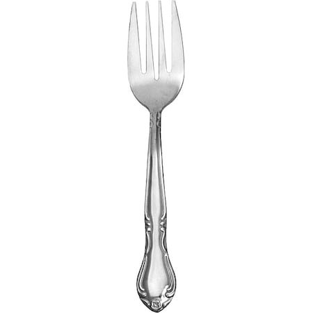 Salad Fork, 6 3/8 in L, Silver, PK24 MPN:ME-222