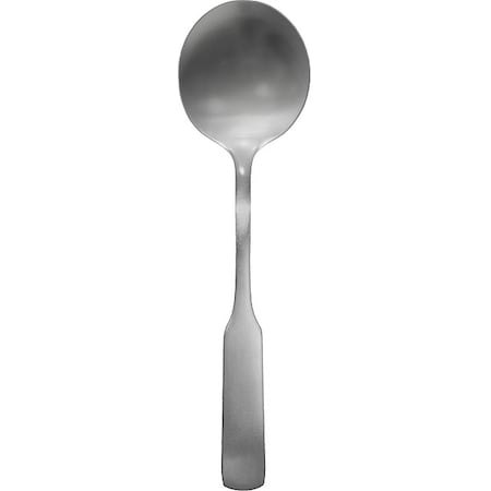 Bouillon Spoon, 6 in L, Silver, PK12 MPN:MN-113
