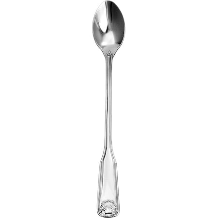 Ice Tea Spoon, 7 5/8 in L, Silver, PK12 MPN:NA-115
