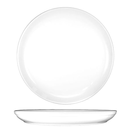 Pizza Plate, 13-1/2 Dia, European Wht, PK6 MPN:PZ-14-EW