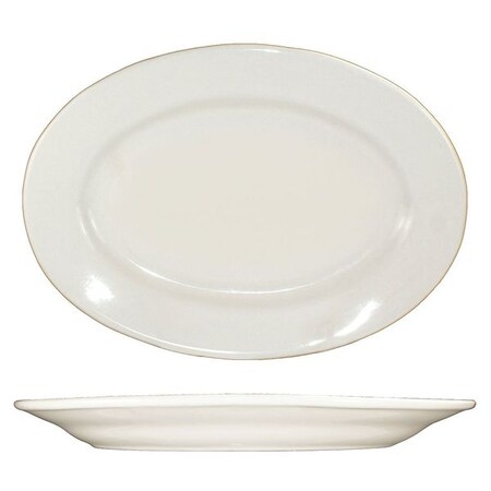 Platter, 8-1/4x5-7/8, American White, PK24 MPN:RO-34
