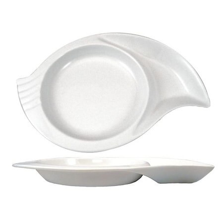 Snail Plate, 10-1/2, White, PK36 MPN:SN-16-EW