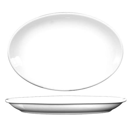 Platter, 9-5/8x7-1/2, European White, PK24 MPN:TN-34/DO-34