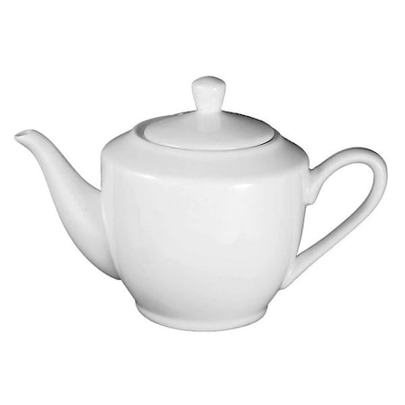 Tea and Coffee Pot, 11 oz. Ceramic Bright White PK24 MPN:TP-9-EW