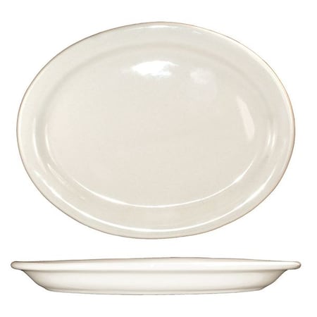 Platter, 9-3/4x7, American White, PK24 MPN:VA-12