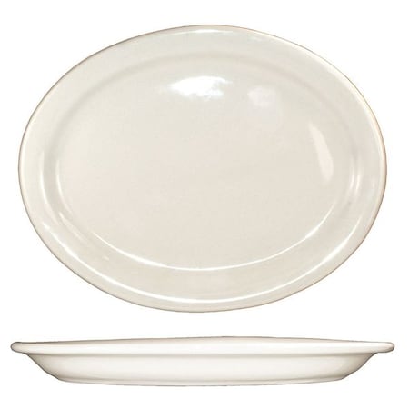 Platter, 11-1/2x9-1/4, American Wht, PK12 MPN:VA-13