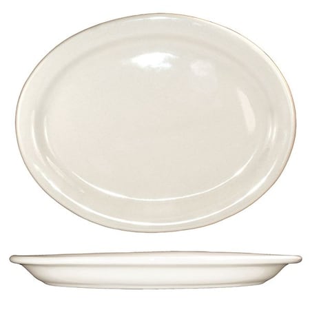 Platter, 13-1/4x10-3/8, American Wht, PK12 MPN:VA-14