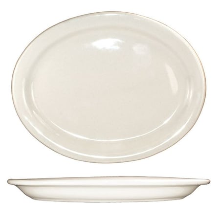 Platter, 12-3/8x10, American Wht, PK12 MPN:VA-48