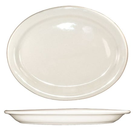 Platter, 15-1/2x10-1/2, American Wht, PK6 MPN:VA-51