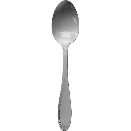 Teaspoon, 6 1/8 in L, Silver, PK12 MPN:WAV-111