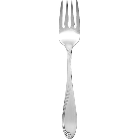 Salad Fork, 6 3/4 in L, Silver, PK12 MPN:WAV-222