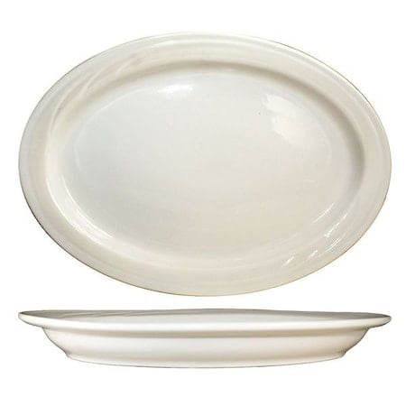 Platter, 10-1/2x7-3/8, American Wht, PK24 MPN:Y-12