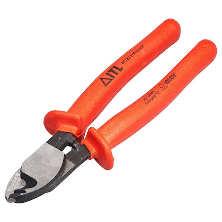 Cable Cutter, Insulated, Steel, Shear Cut MPN:00120