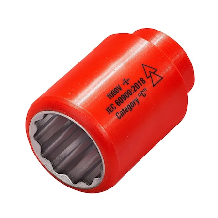 Insulated 1, 000v, 1/2in Drive Socket 25m MPN:01500