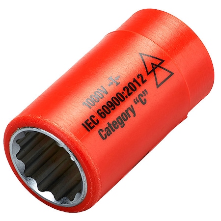 1/2 in Drive Insulated Socket 11/16 in MPN:01620